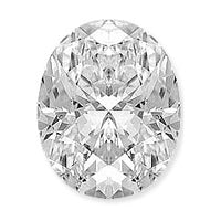 0.75 Carat Oval Lab Grown Diamond