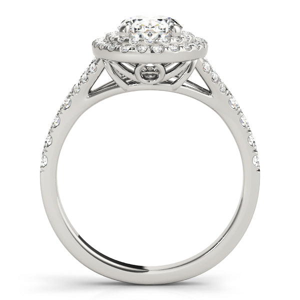OVAL HALO ENGAGEMENT RING